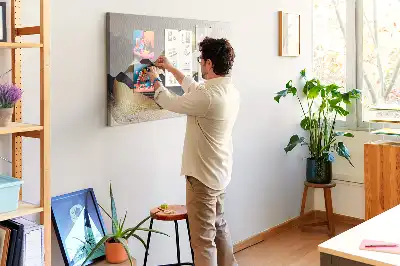 Nástěnka do dětského pokoje Abstrakce hor