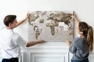 Nástěnka korková Mapa starého světa