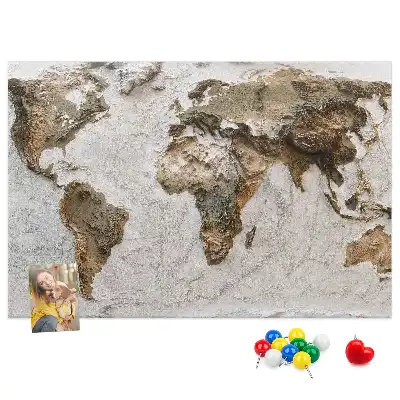 Nástěnka korková Mapa starého světa