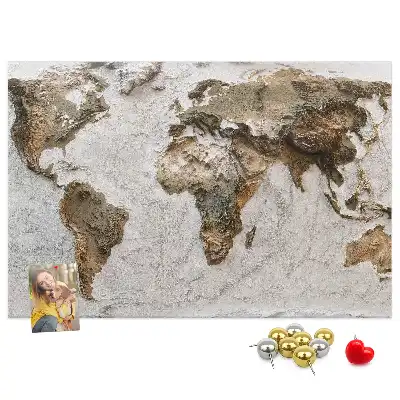 Nástěnka korková Mapa starého světa