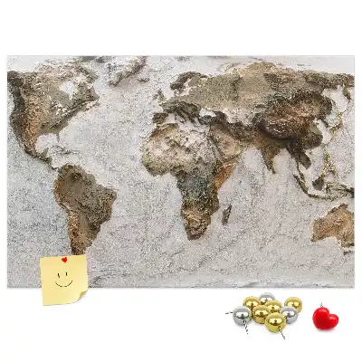 Nástěnka korková Mapa starého světa