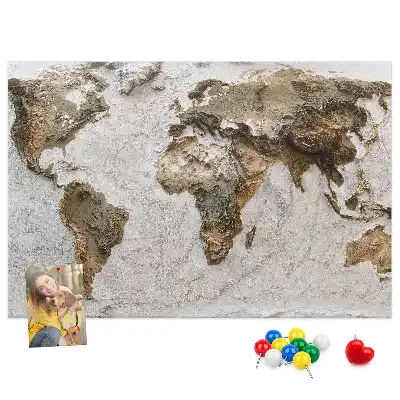 Nástěnka korková Mapa starého světa