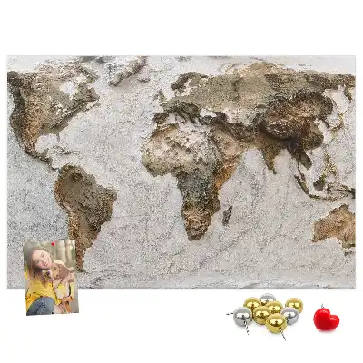 Nástěnka korková Mapa starého světa