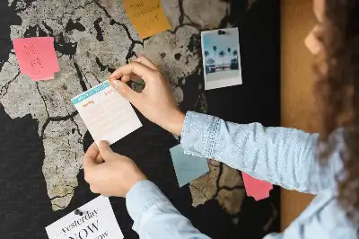 Nástěnka do dětského pokoje Mapa světa stíratelná