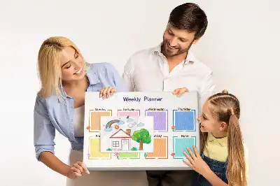 Korková nástěnka pro sedmidenní organizaci práce