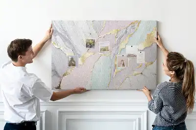 Nástěnka do dětského pokoje Mramorový vzor