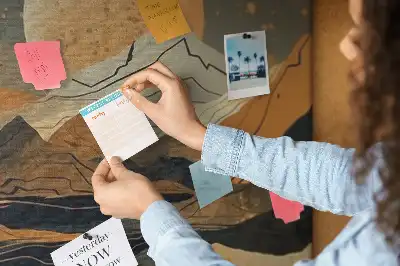 Nástěnka korková Abstraktní krajina