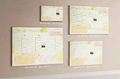Nástěnka do dětského pokoje Rodinný plánovač