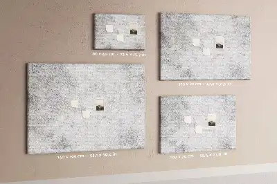 Nástěnka do dětského pokoje s motivem betonové zdi