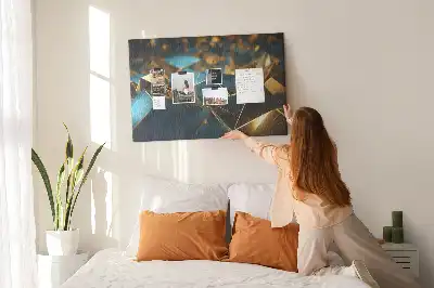 Korková nástěnka Dekorativní abstrakce
