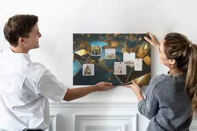 Korková nástěnka Dekorativní abstrakce