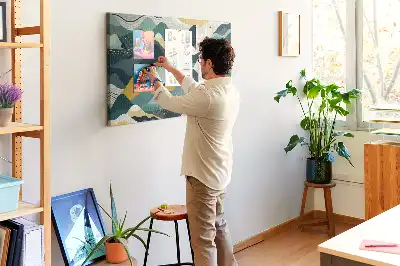 Korková tabule Ilustrativní hory
