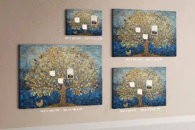 Nástěnka do dětského pokoje Abstraktní strom