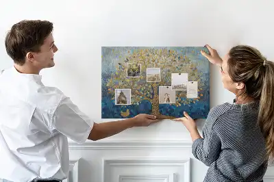 Nástěnka do dětského pokoje Abstraktní strom