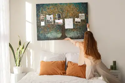 Korková nástěnka Mozaikový strom