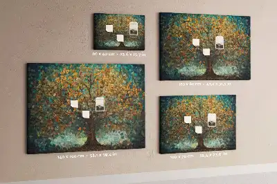 Korková nástěnka Mozaikový strom