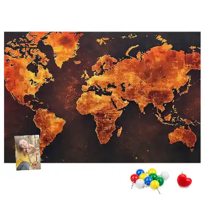 Nástěnný atlas světa do dětského pokoje