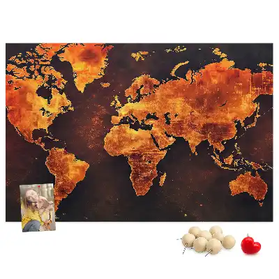 Nástěnný atlas světa do dětského pokoje