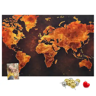 Nástěnný atlas světa do dětského pokoje