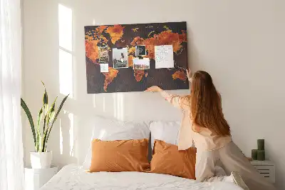 Nástěnný atlas světa do dětského pokoje