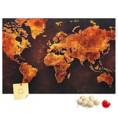 Nástěnný atlas světa do dětského pokoje