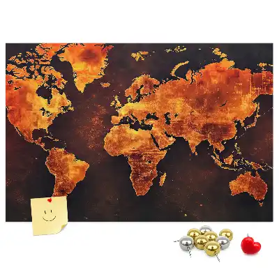 Nástěnný atlas světa do dětského pokoje