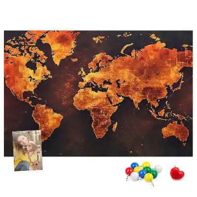 Nástěnný atlas světa do dětského pokoje