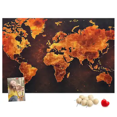 Nástěnný atlas světa do dětského pokoje