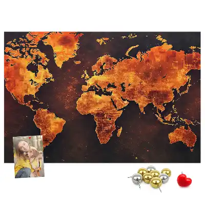 Nástěnný atlas světa do dětského pokoje