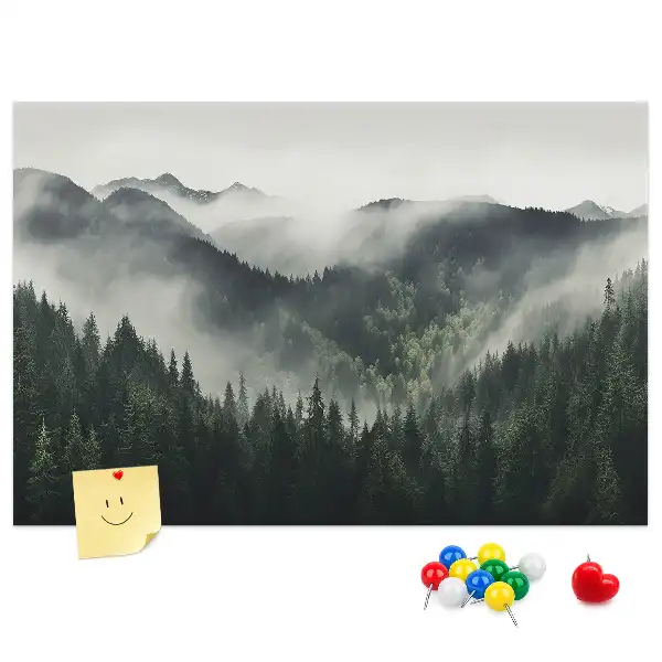 Nástěnka do dětského pokoje Lesní krajina