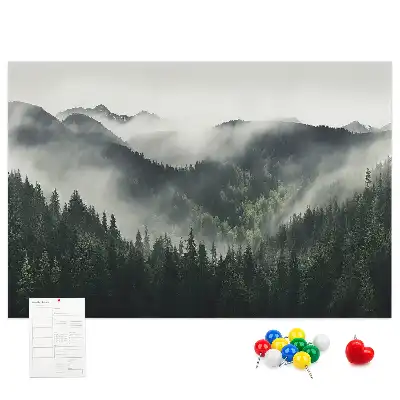 Nástěnka do dětského pokoje Lesní krajina