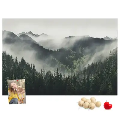 Nástěnka do dětského pokoje Lesní krajina