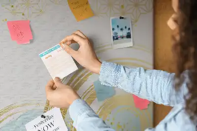 Nástěnka korková Dekorativní vzor