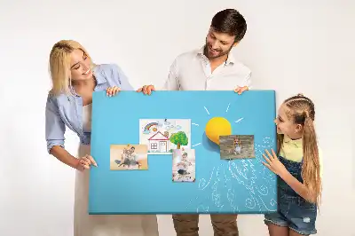 Nástěnka korková Kresba žárovky
