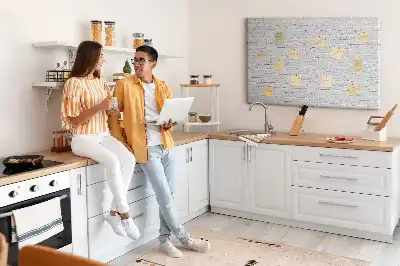 Nástěnka do dětského pokoje s motivem cihlové zdi