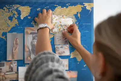 Nástěnka do dětského pokoje Svět země