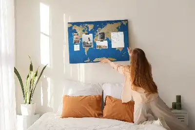 Nástěnka do dětského pokoje Svět země