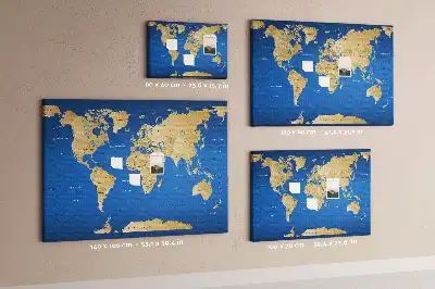Nástěnka do dětského pokoje Svět země