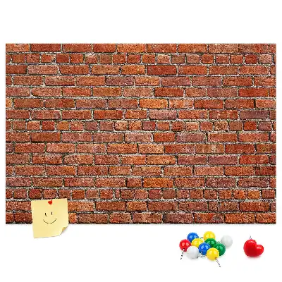 Nástěnka do dětského pokoje Stará cihlová zeď