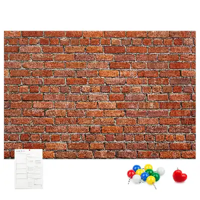 Nástěnka do dětského pokoje Stará cihlová zeď