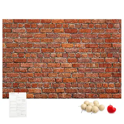 Nástěnka do dětského pokoje Stará cihlová zeď