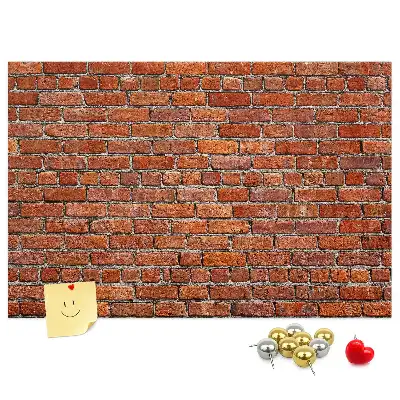 Nástěnka do dětského pokoje Stará cihlová zeď