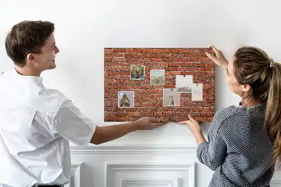 Nástěnka do dětského pokoje Stará cihlová zeď