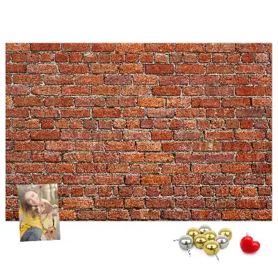 Nástěnka do dětského pokoje Stará cihlová zeď