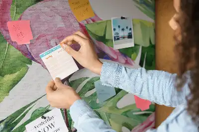 Nástěnka korková Přírodní plameňáci