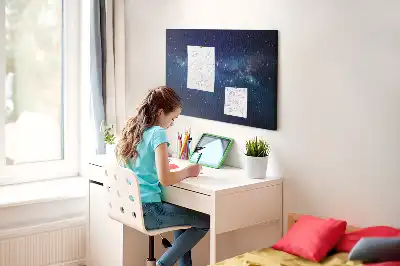 Korková nástěnka Temné nebe hvězdy