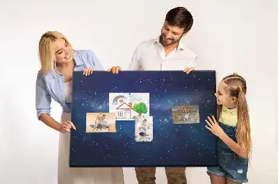 Nástěnka korková Hvězdy na tmavé obloze