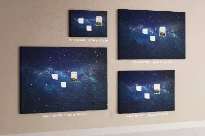 Korková nástěnka Temné nebe hvězdy