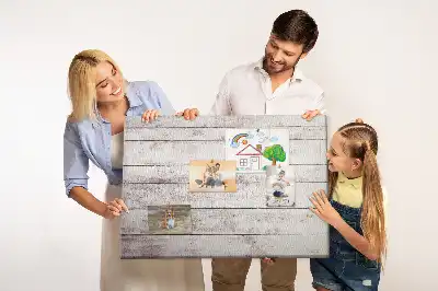 Nástěnka korková Vzor dřevěných prken