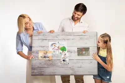 Nástěnka korková Vzor dřevěných prken